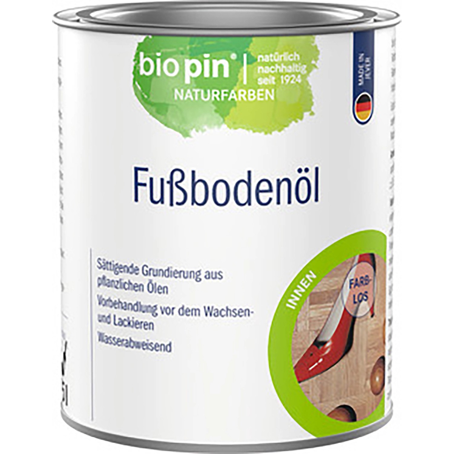 Biopin Fußbodenöl Transparent matt 750 ml
