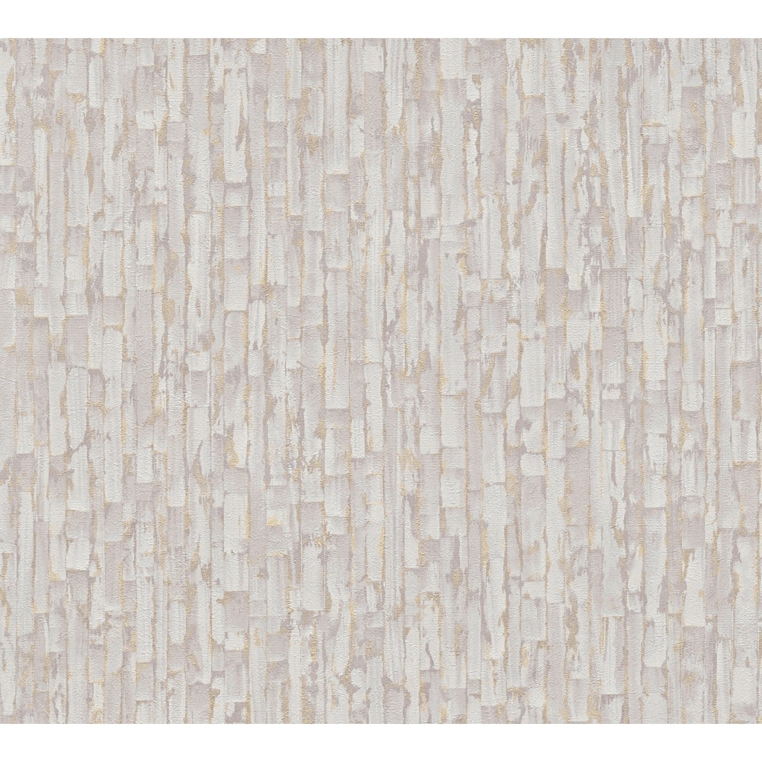 A.S. Creation Vliestapete Modern Oberfläche 10,05 m x 0,53 m Grau-Gold FSC® günstig online kaufen