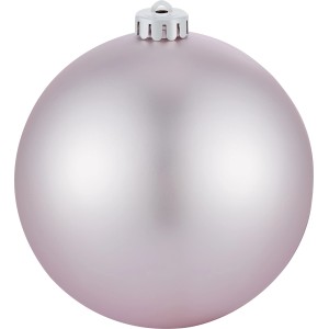 Weihnachtskugel, Ø 14 cm, pink, aus Kunststoff für die Weihnachtsbaumdeko.