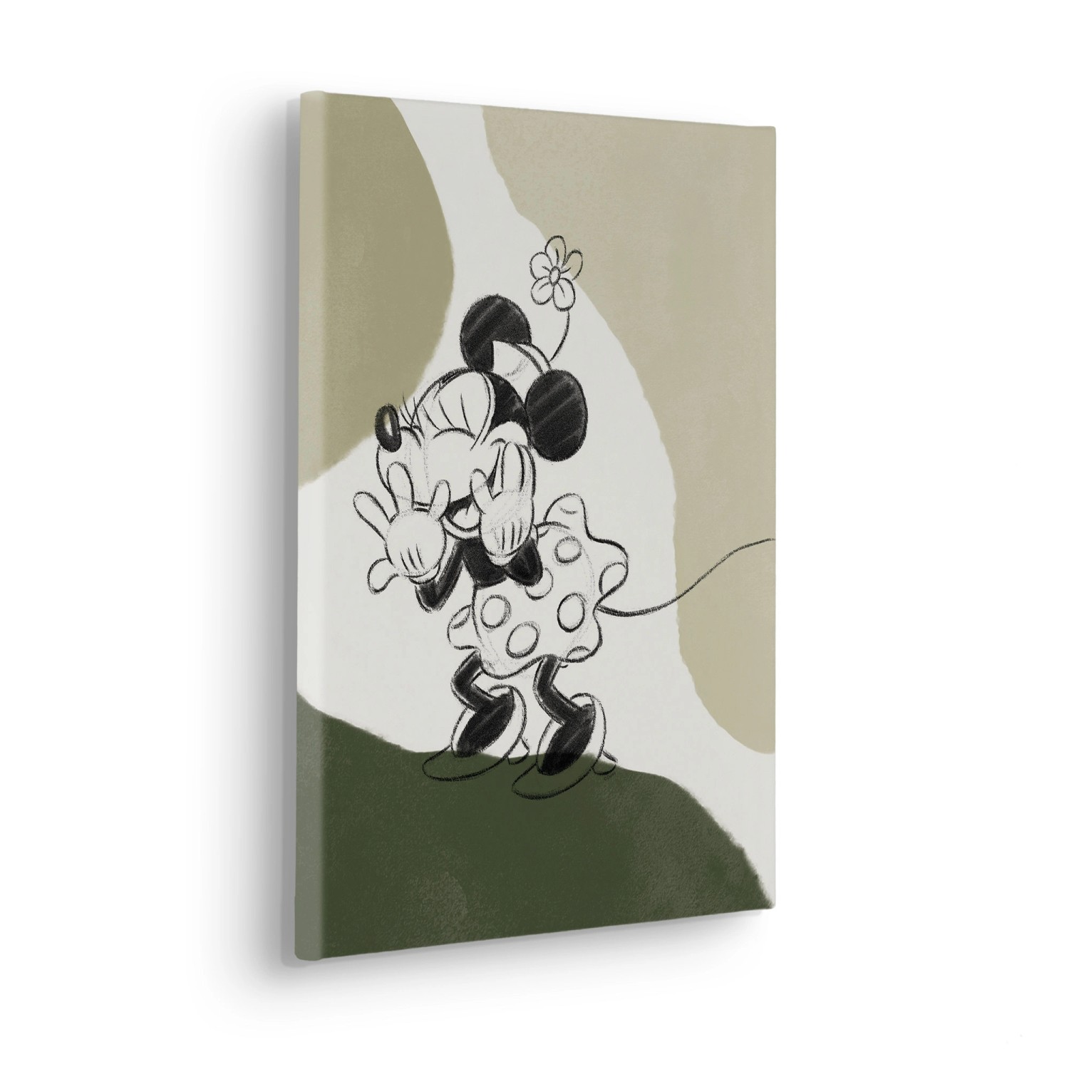 Komar Keilrahmenbild Disney Minnie Mouse Laughing Beige günstig online kaufen