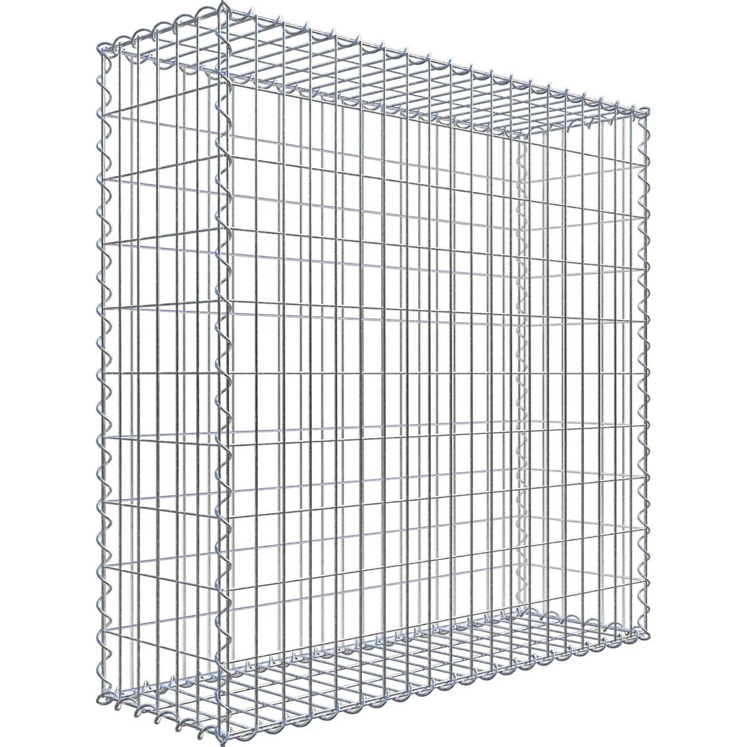 Gabiona Gabionenkorb 100 cm x 100 cm x 30 cm Maschenw 5 cm x 10 cm