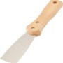 Spachtel, 40 mm breit, mit Holzgriff und Stahlklinge zum Ausbessern von Putz.