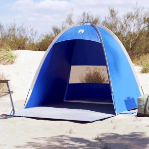 vidaXL Strandzelt 3 Personen Azurblau Wasserdicht 4009455