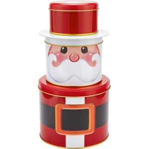 Keksdose Weihnachtsmann Ø 13,5 cm x 25,5 cm