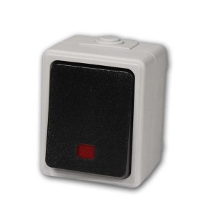 McPower Feuchtraum Kontrollschalter Taff 250V10A IP44