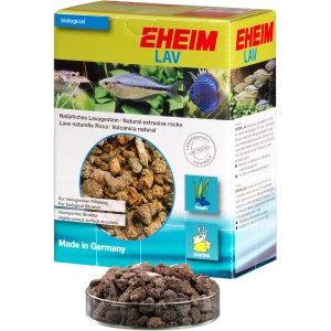 Eheim Lavagestein LAV 1 l, Bio-Filtermedium für Aquarien, hochporöse Struktur für Bakterienkulturen.