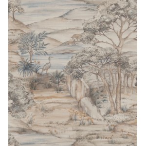 Sanders & Sanders Tapete Landschaft Braun 53 cm x 1005 m