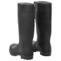 Schwarze vidaXL Gummistiefel, Größe 39, aus PVC für Arbeitskleidung.