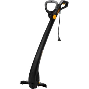 Alpina Elektro-Trimmer ATR 350 E, Rasentrimmer in Schwarz/Gelb mit Doppelfadenspule.