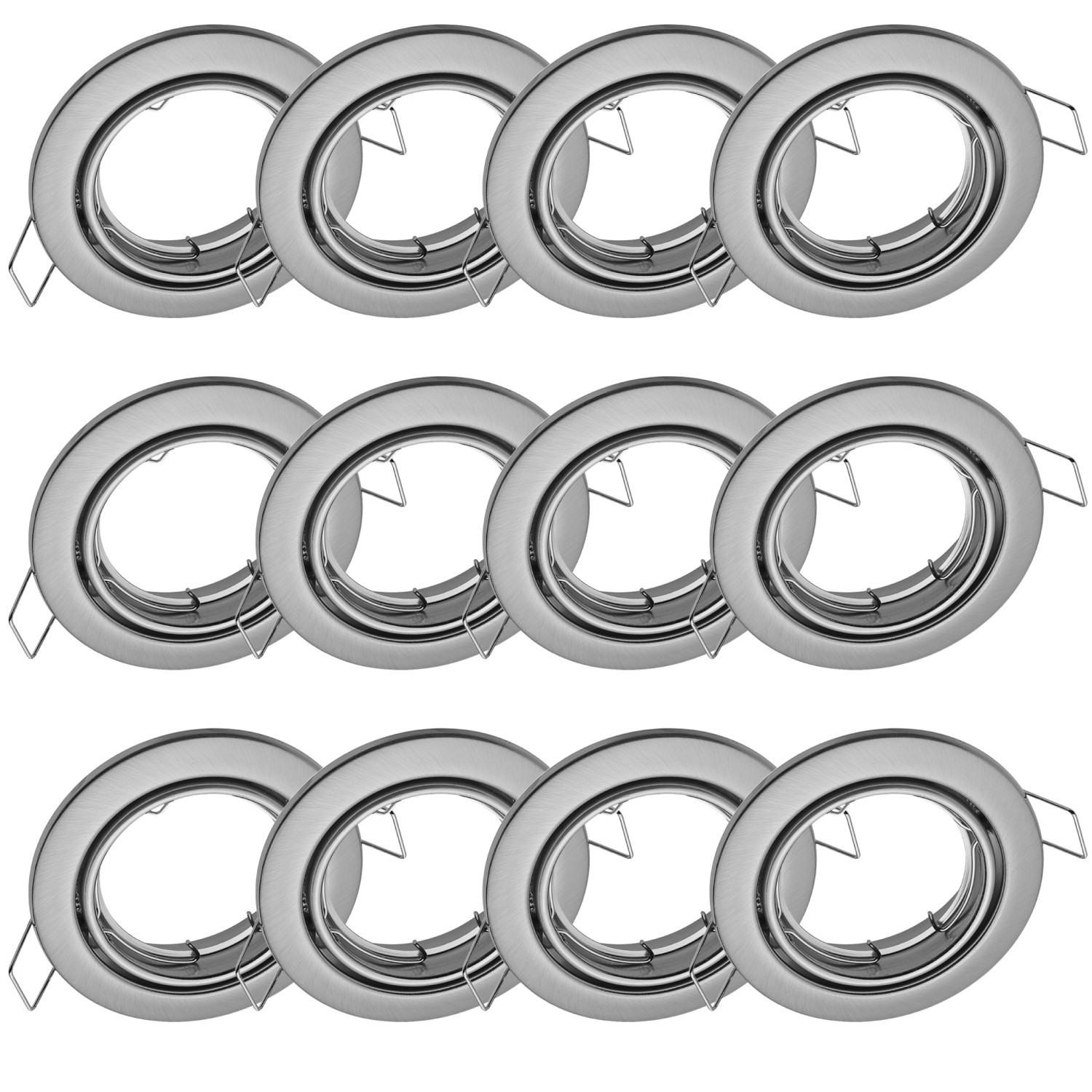 Oktaplex 12er Set Einbauleuchte Dijon Schwenkbar für LED-Module 50mm Spot R günstig online kaufen