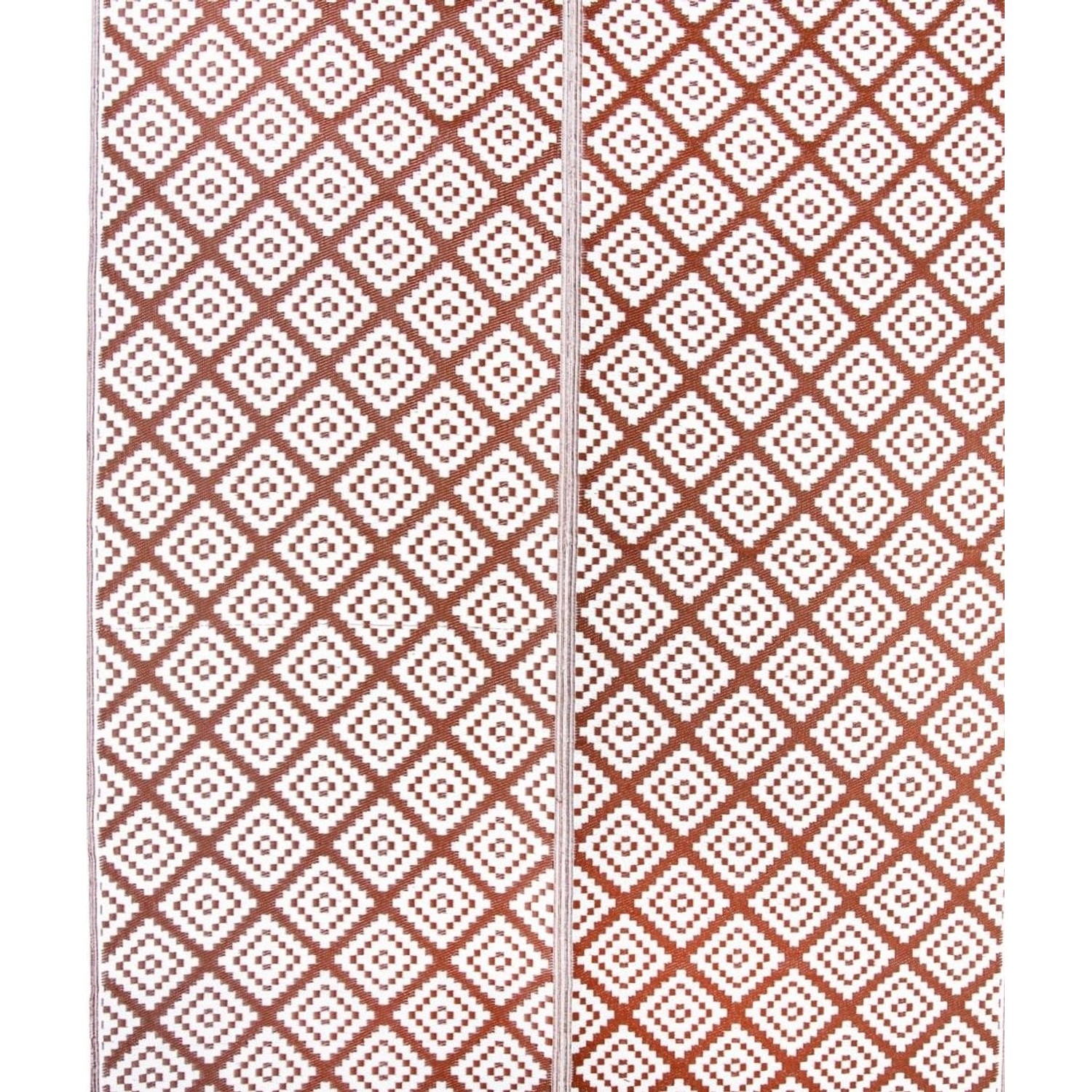 Jet-Line Outdoorteppich Austin Braun mit Geometrischen Mustern 240 x 300 cm günstig online kaufen