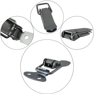SOTECH 6 Stück Spannverschluss LATCH Verzinkt Kniehebelspanner