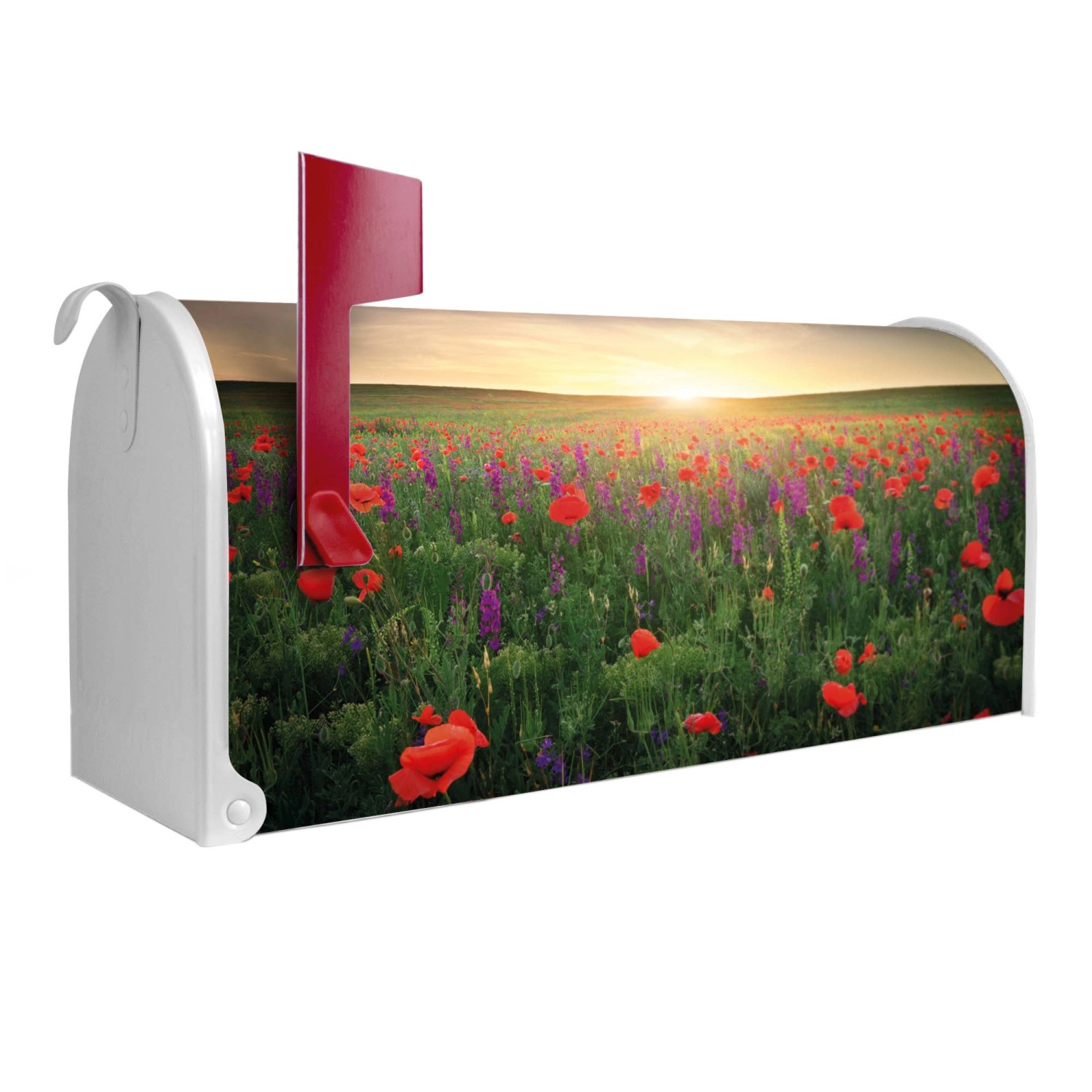 Banjado Amerikanischer Briefkasten Weiß 48x22x16cm US Mailbox Letterbox Pos günstig online kaufen