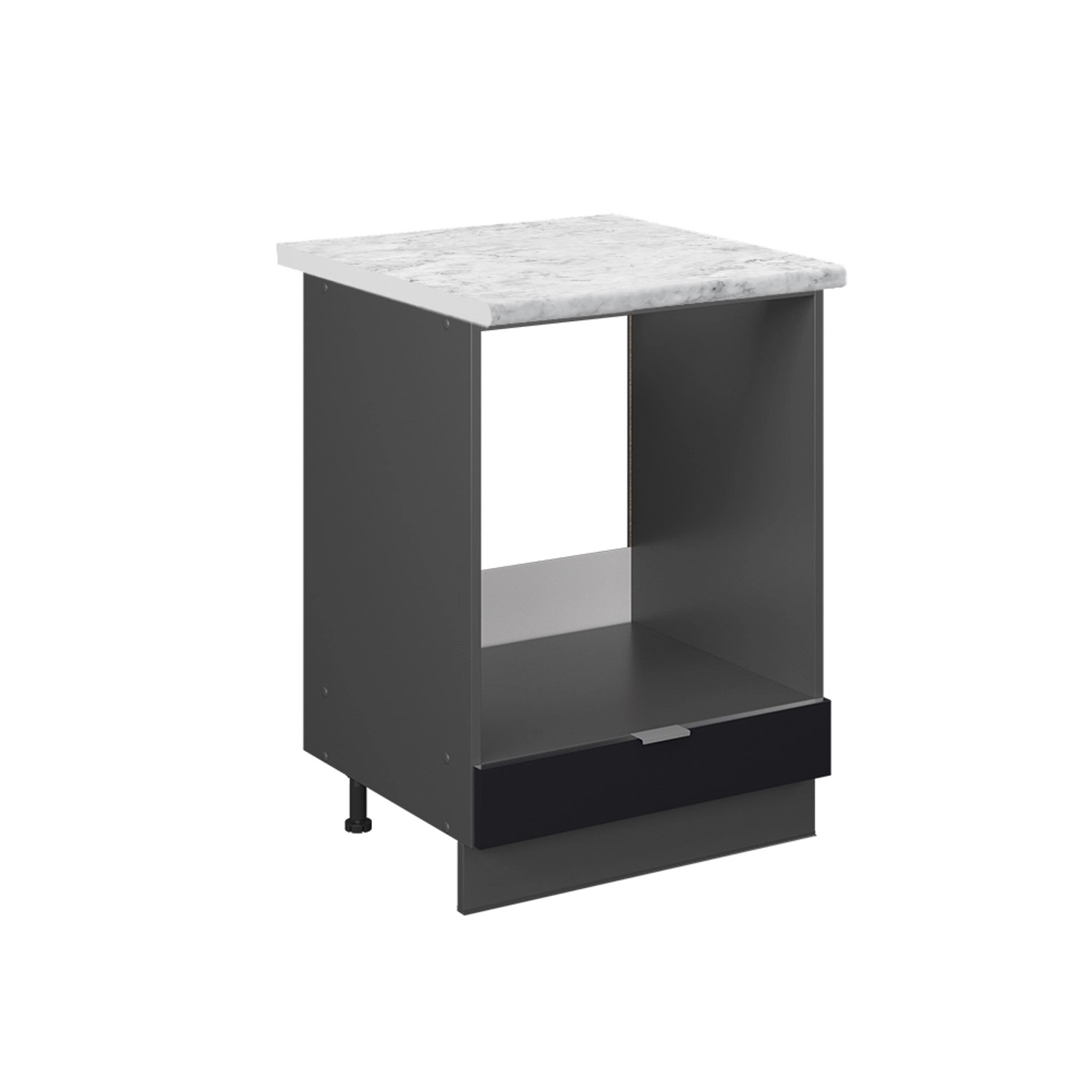 Vicco Herdumbauschrank Fame-Line Herdschrank Schwarz Gestreift 60 cm AP Mar günstig online kaufen