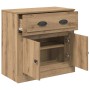 vidaXL Highboard Artisan-Eiche 70 x 35,5 x 67,5 cm Holzwerkstoff 881418_5