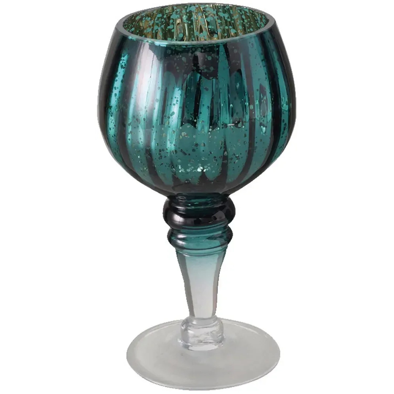 Windlicht-Set Minou – 3 Stück, Höhen 20, 25, 30 Cm, Glas, Goldfarben, Für Advent & Weihnachtsdeko