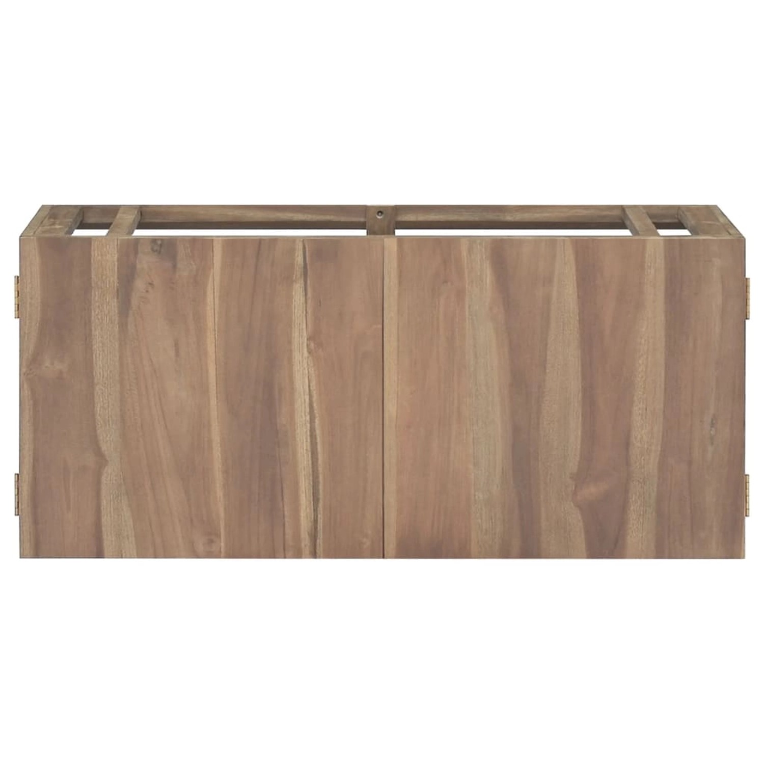 vidaXL Wand-Badschrank 90x39x40 cm Massivholz Teak günstig online kaufen