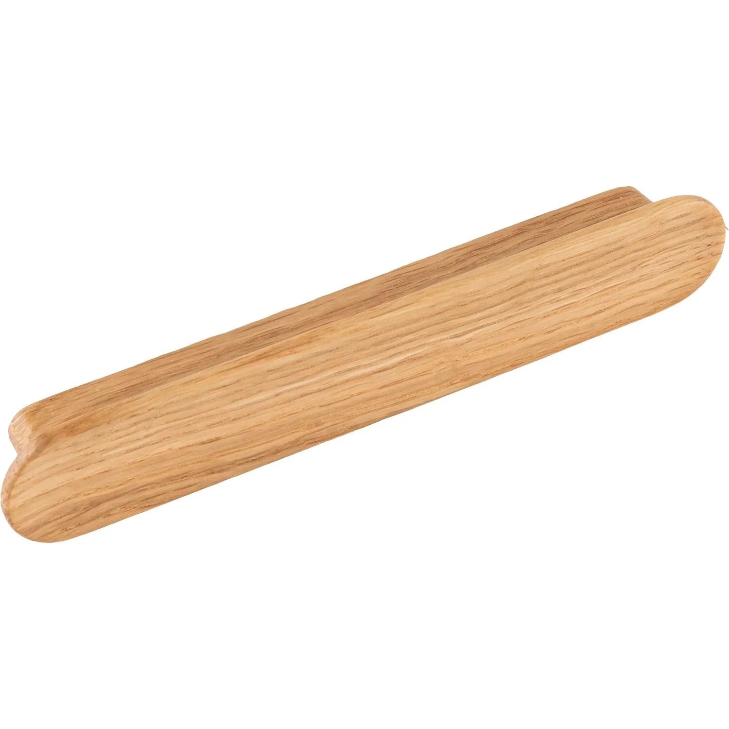Furnipart Holzgriff Tuba La 128 mm Breite 156 mm Eiche Lackiert