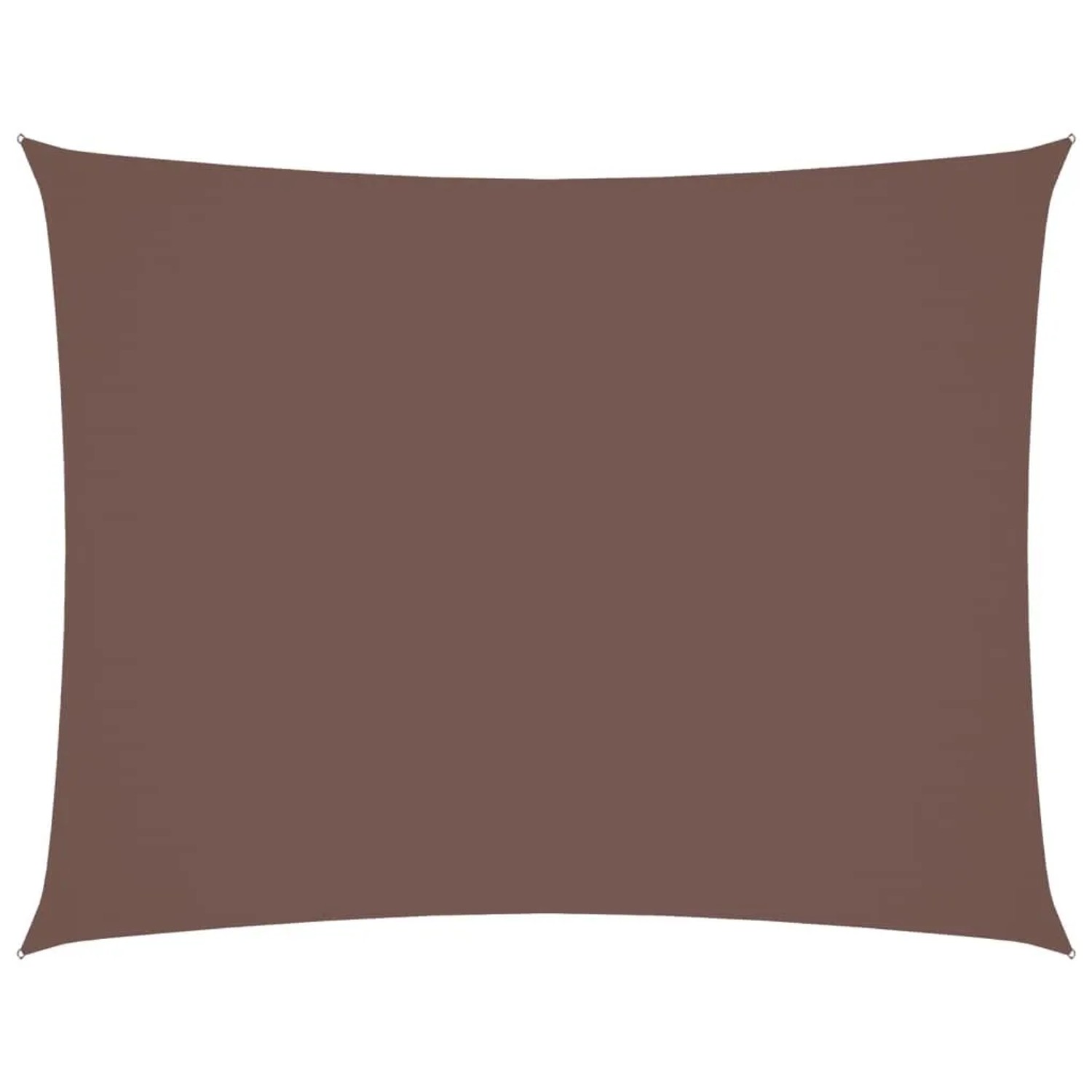 Furnicato Sonnensegel Oxford-gewebe Rechteckig 3x4 M Braun
