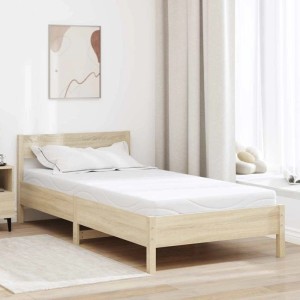 vidaXL Matratze Weiß 120 x 200 cm Gel-Speicherschaum 4106316