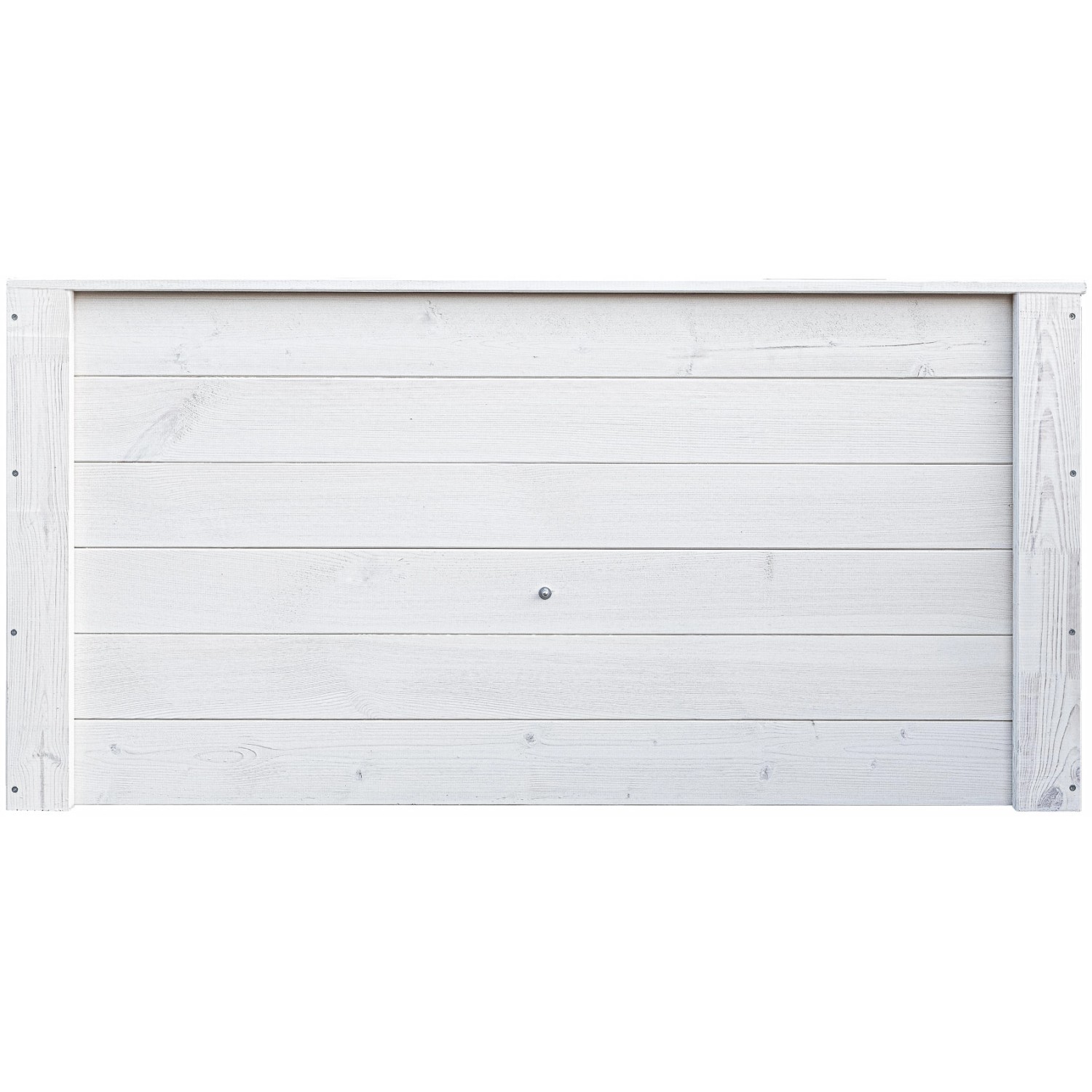Weißes Holz-Hochbeet Cream, 150x76x79 cm, für Garten oder Terrasse.