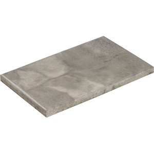 Diephaus Terrassenplatte Noca, weiß-schwarz, 60x40 cm, mit strukturierter Oberfläche.