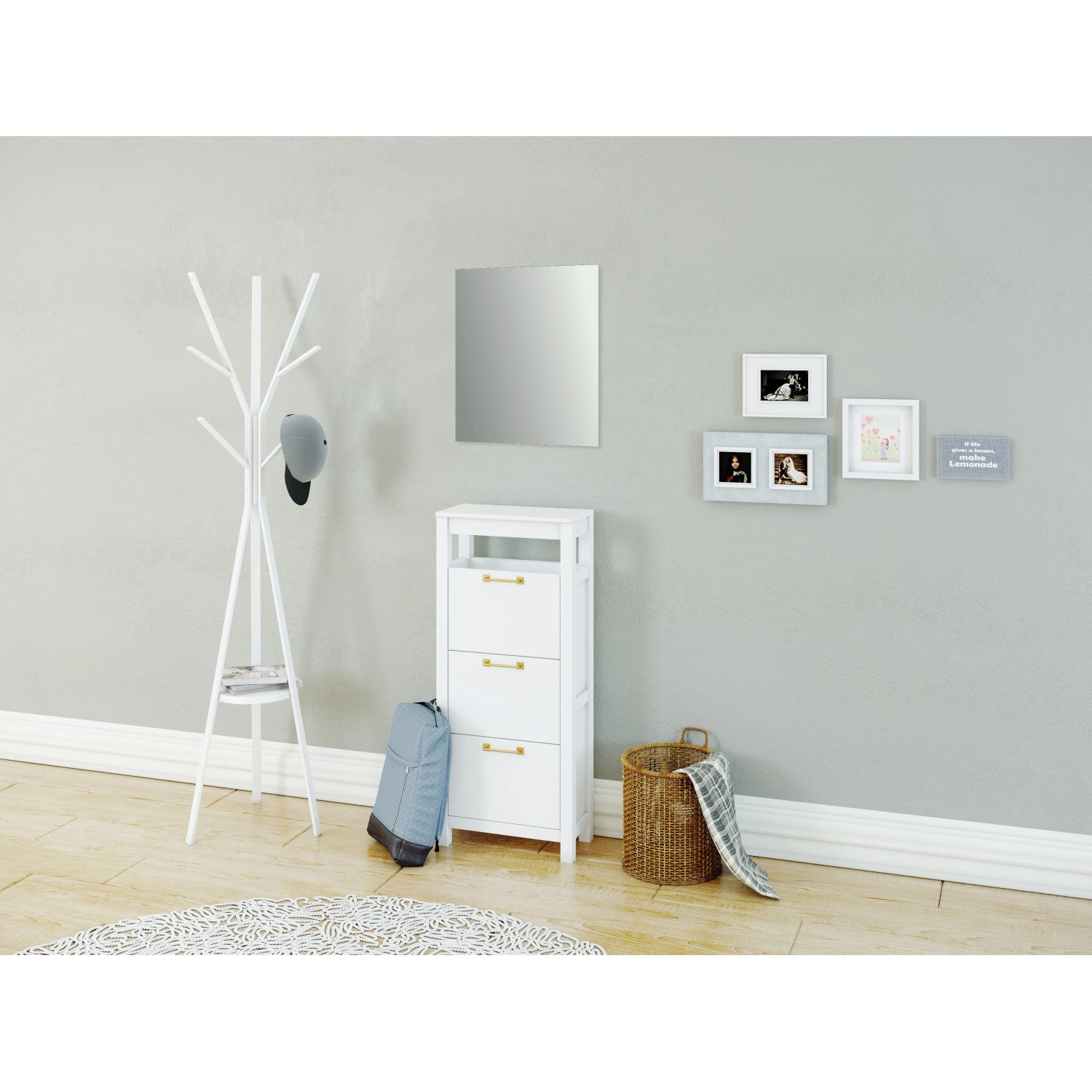 Kristall-Form Spiegel Jump 50 cm x 60 cm Rechteckig C-Kante_2