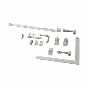 Beschläge-Set für Gartentor Plank, Nadelholz, zur Montage eines Gartentores.