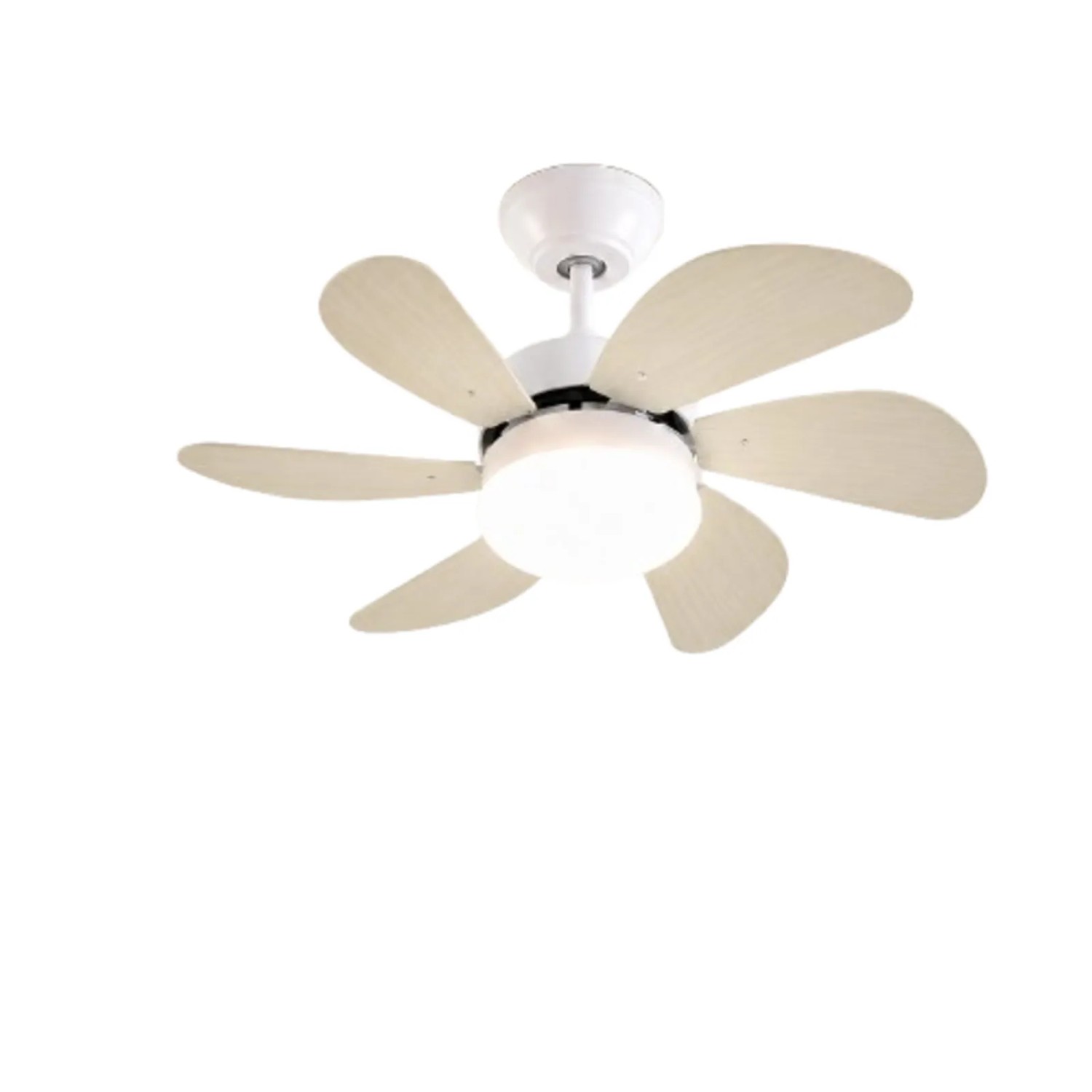 NETTLIFE Deckenventilator aus Metall L75cm Braun