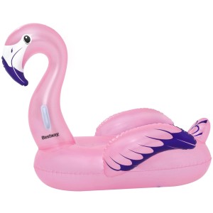 Bestway Schwimmtier Luxury Flamingo, rosa Luftmatratze in Flamingoform für Badespaß.