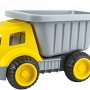 Hape Sandlaster E4084, gelb-grauer Spielzeug-LKW für Sandkasten und Kinderzimmer.