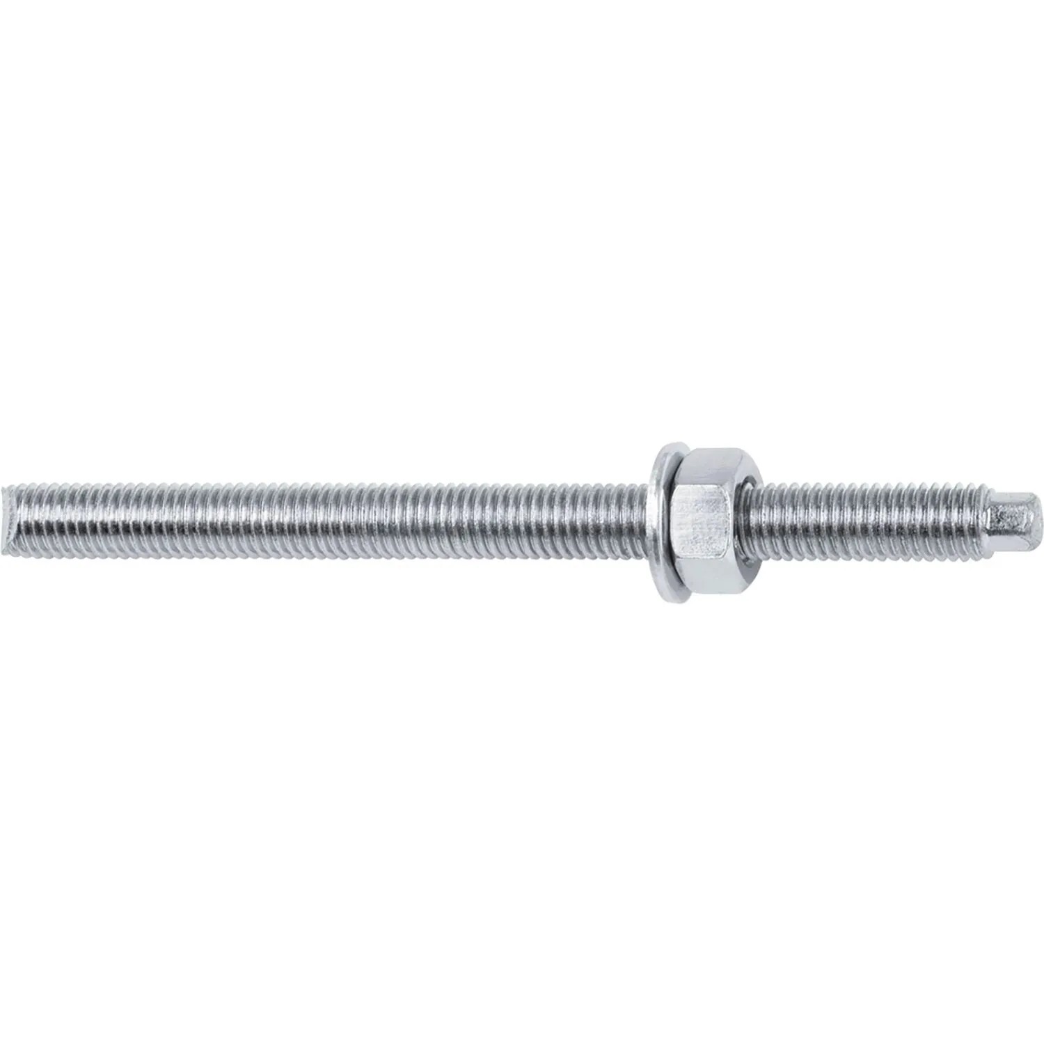 Celo Ankerstange M10x165 mm 5.8 Verzinkt-Blau mit Mutter und Scheibe