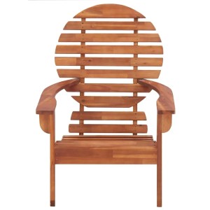 Adirondack-Stuhl aus Akazienholz für Garten und Terrasse.