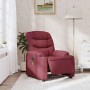 vidaXL Massagesessel Elektrisch Weinrot Stoff 3206639_15