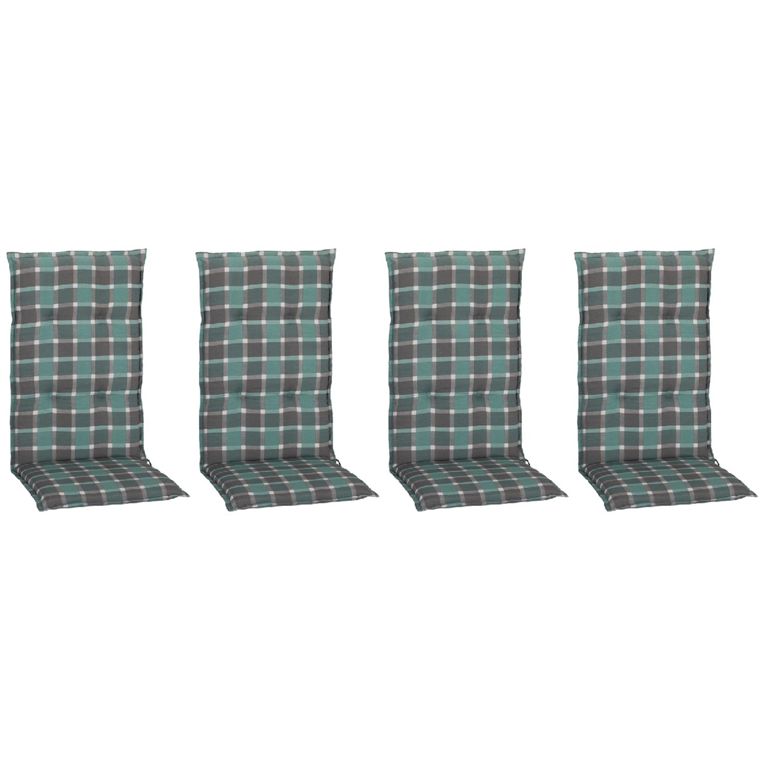 Beo Sitzauflage Hochlehner Büsum 4er-Set Türkis günstig online kaufen