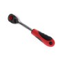 Gedore Umschaltknarre 12,5 mm (1/2) mit rot-schwarzem Griff. Feinverzahnt für präzises Arbeiten.