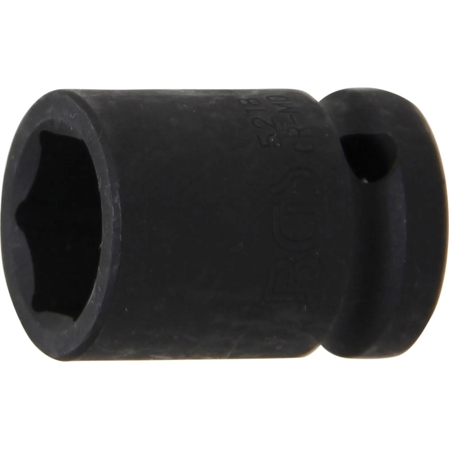 BGS Kraft Steckschlüssel Einsatz Sechskant Antrieb Innenvierkant 12 5 Mm  1 2 Zoll  SW 18 Mm 5218