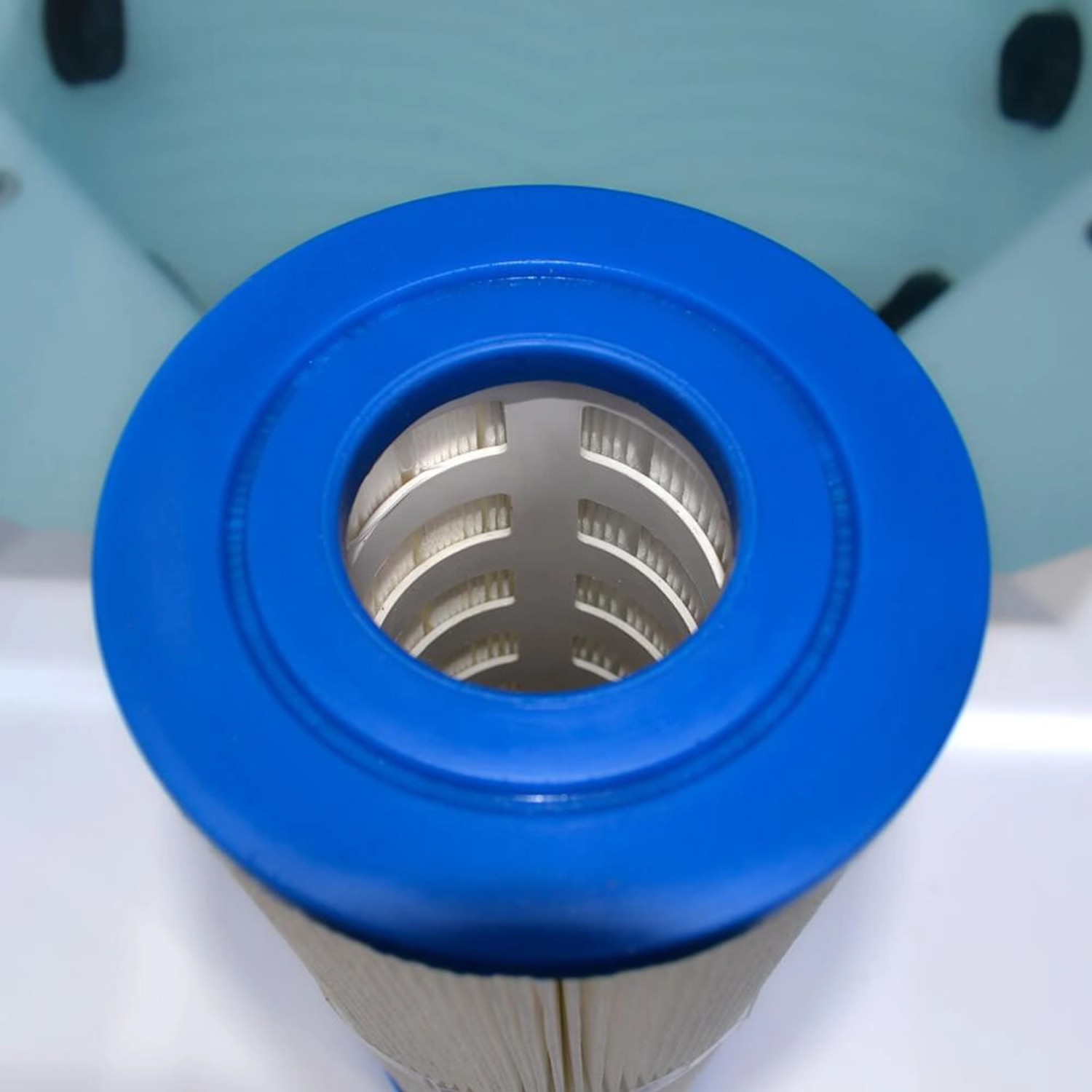 Home Deluxe Poolfilter Kartusche Beach, Ø 12x33,5cm, für sauberes Poolwasser.