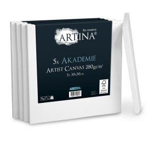 Artina Akademie Keilrahmen 30x30cm FSC 5tlg