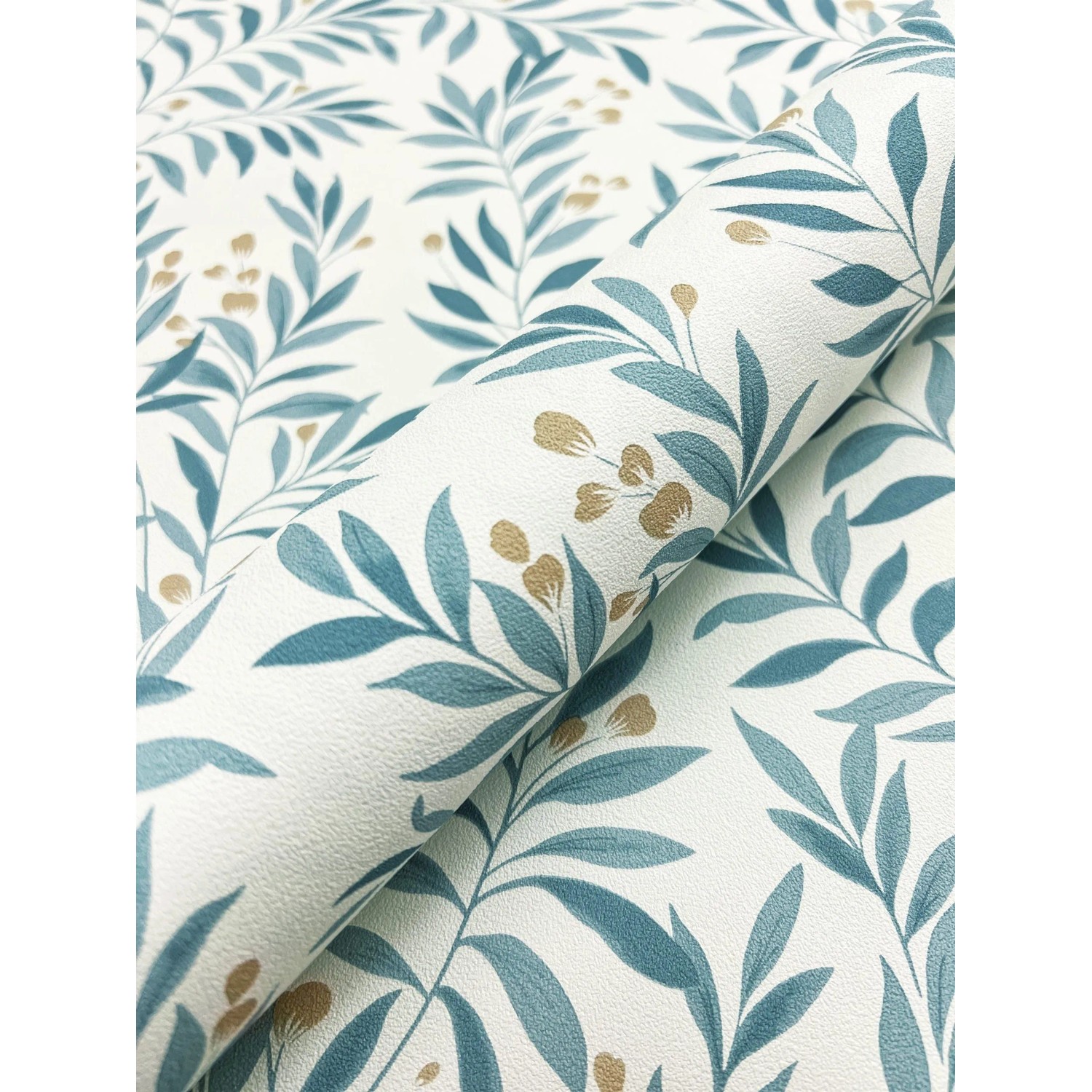 Newroom Vliestapete Dinah Blue Blätter Modern günstig online kaufen