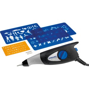 Dremel 290-3 Gravierer Hobby Edition mit Schablonen und Zubehör.