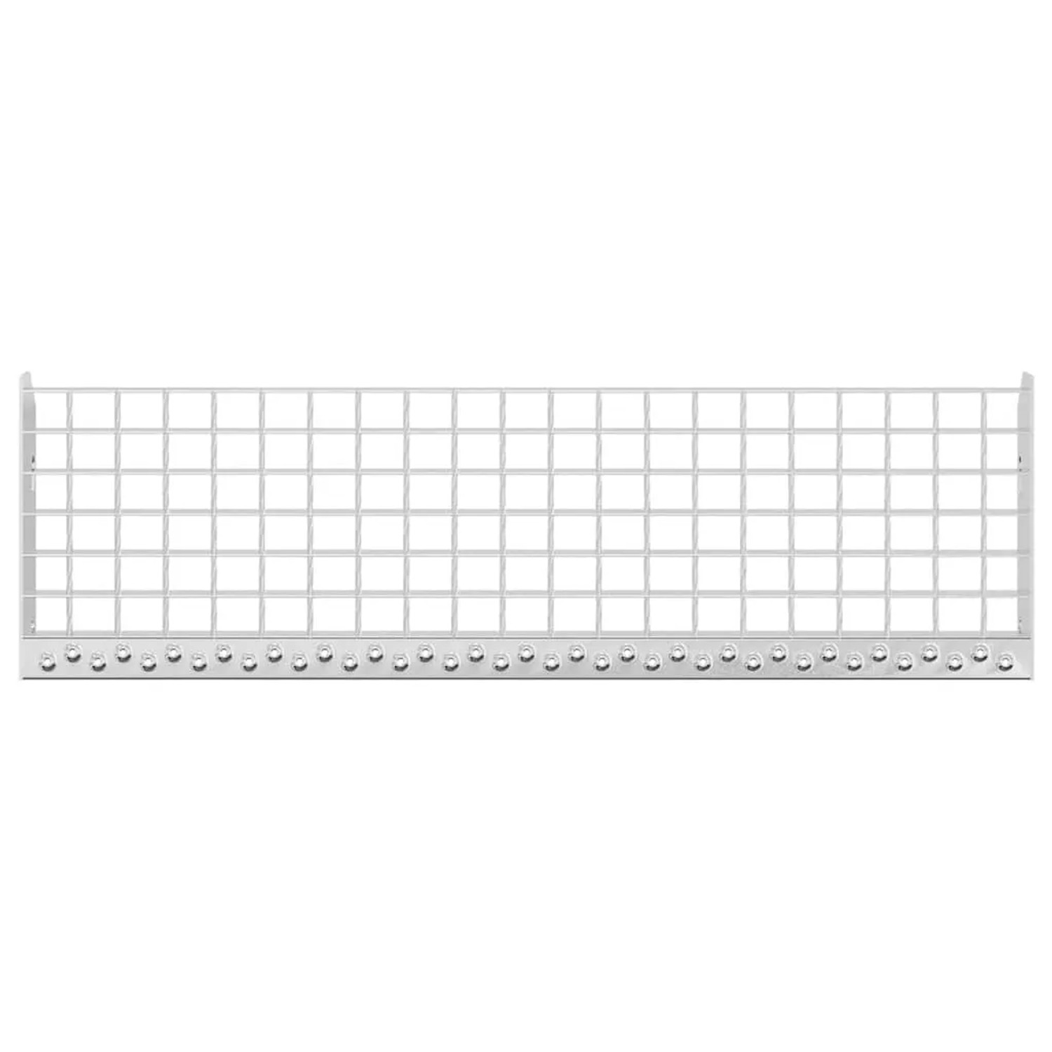 vidaXL Gitterroststufe 60x24x7 cm Verzinkter Stahl 155677_7