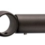 Mydeco Gardinenstangen-Halterung Noble, 2-läufig, ausziehbar, Eisen-gebürstet, Ø 2 cm.