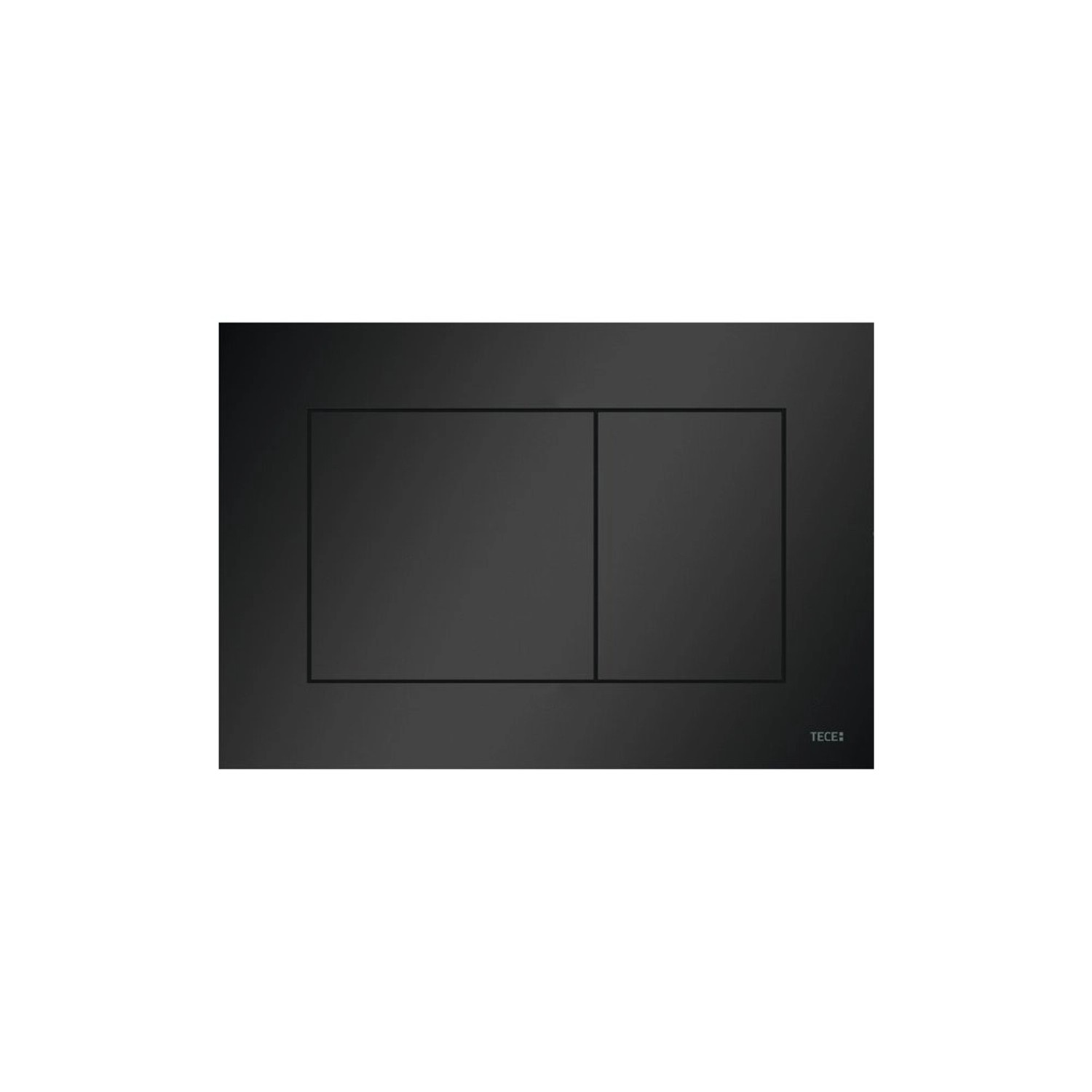 Bad Land WC SET Vorwandelement TECEbase + Toilette ROLO Weiß + Platte Rechteckig in Schwarz_5