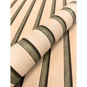 Newroom Vliestapete Berrin Beige Holzpaneele Modern Strukturiert FSC®