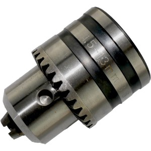 Rotwerk Zahnkranzbohrfutter B16 mit Schlüssel, Spannbereich 1,5-13mm, für Bohrmaschinen.