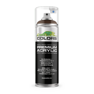 COLORS Premium Acryl Sprühfarbe, 400ml, RAL 8011 Nussbraun Glanz für Innen & Außen.
