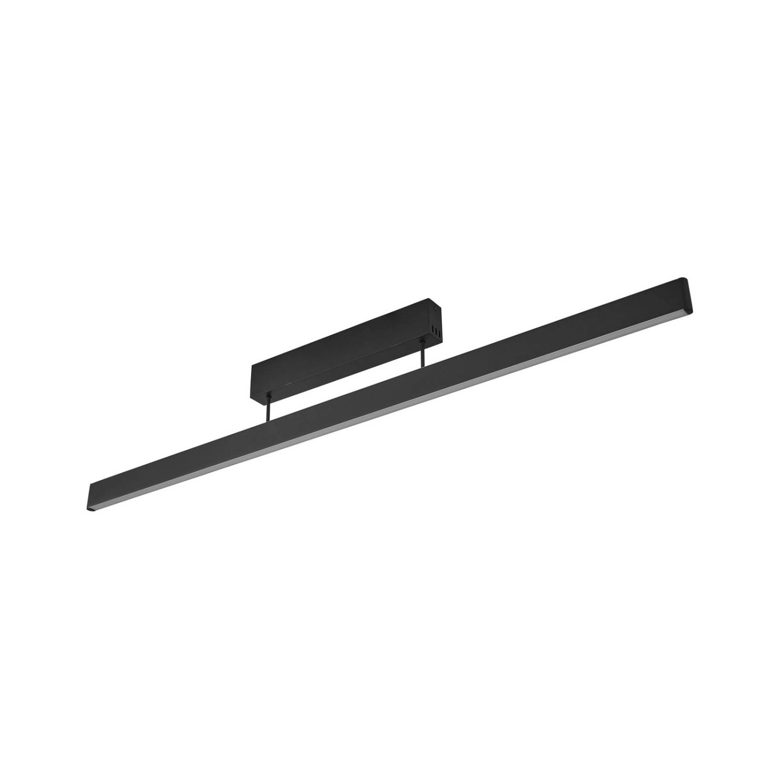 Lucande LED Smart Home Deckenlampe Mylosh 10039437 Dimmbar Modern in Schwar günstig online kaufen
