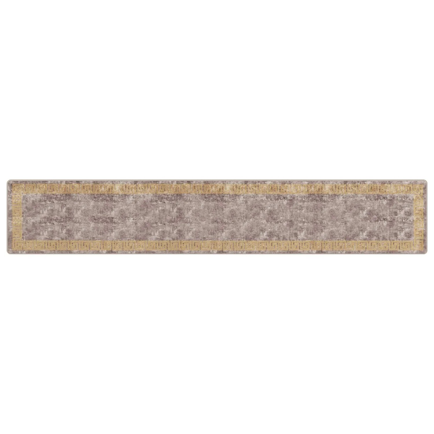 vidaXL Teppichläufer MARSA Grau 80 x 450 cm Polyester und PVC 42023357
