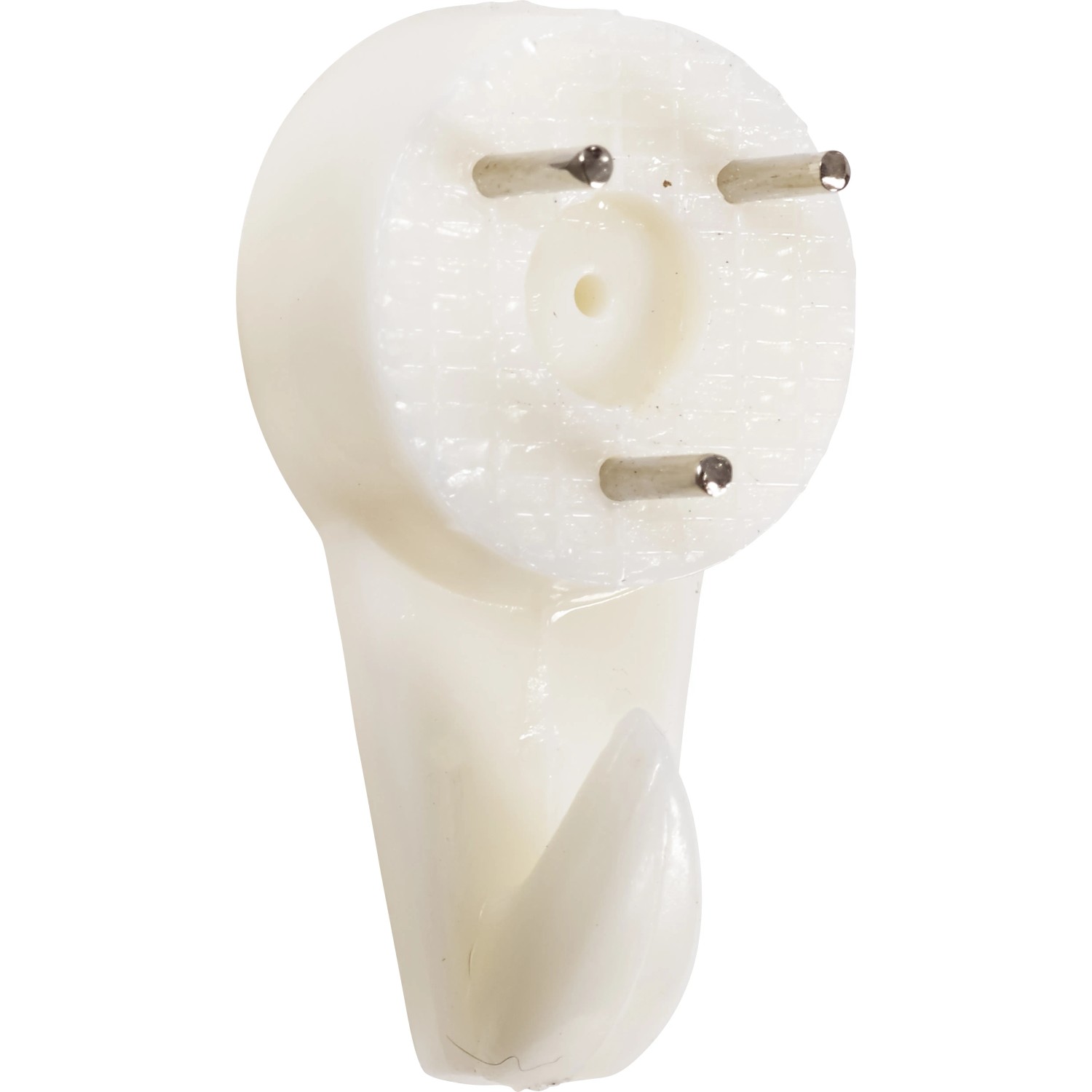 Wandhaken Kunststoff Weiß 30 mm 3 Stück günstig online kaufen